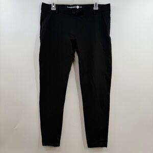 Betabrand DPYP Skinny Black Ponte Pants L Pull On Work Office Stretch